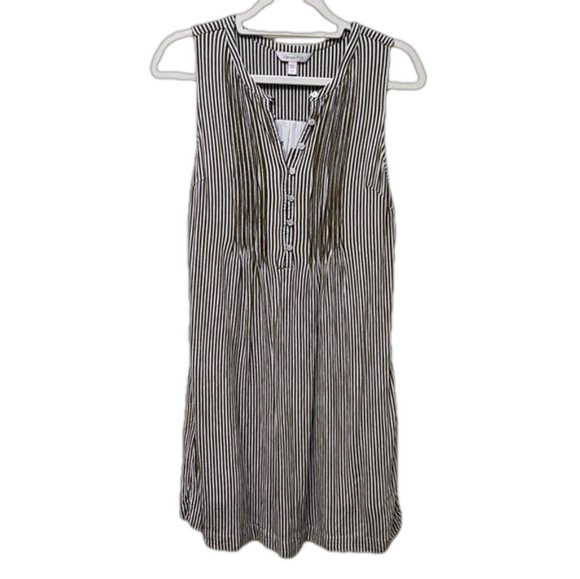 Garnet Hill Striped Flowy Dress - Picture 1 of 8